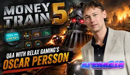Tampilan visual dinamis dari slot Money Train 5
